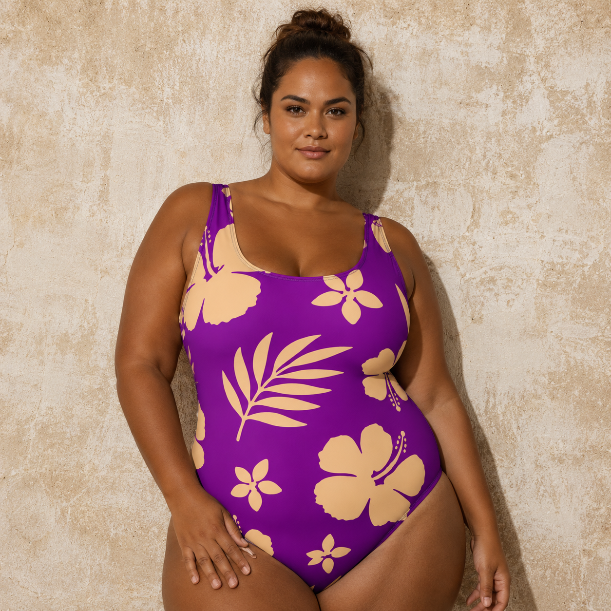 One piece Manihi - Aubergine