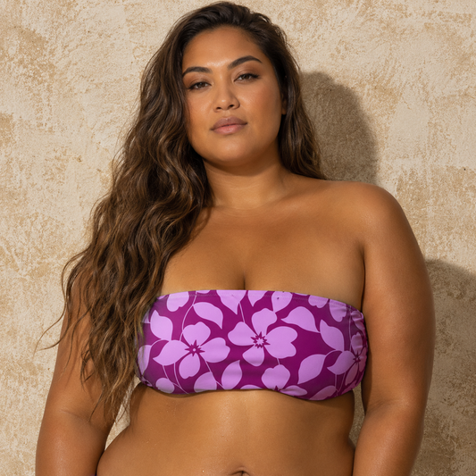 Strapless Top Tahaa - Fuchsia