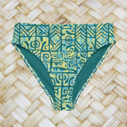 High waist bottom Maohi - Forest