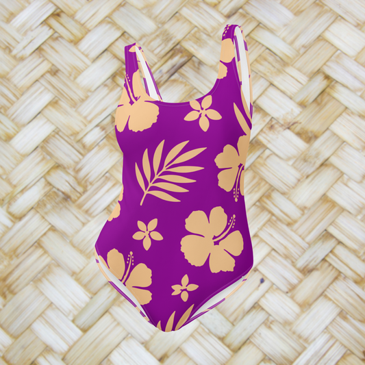 One piece Manihi - Aubergine