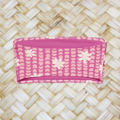 Strapless top Rairoa - Magenta