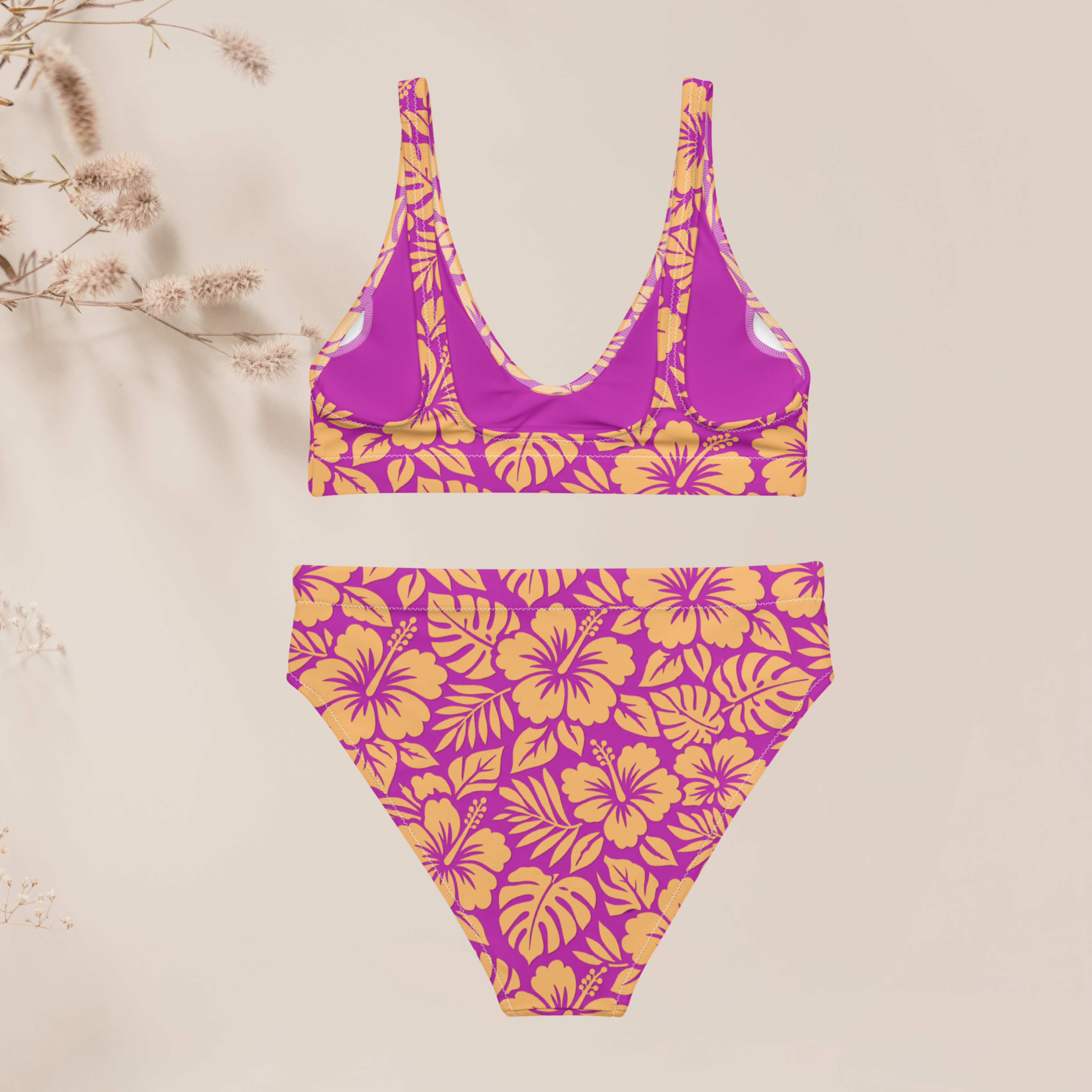 Bikini taille haute Herevai - Orange