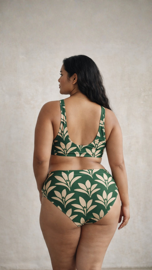 Bikini taille haute Green Apetahi