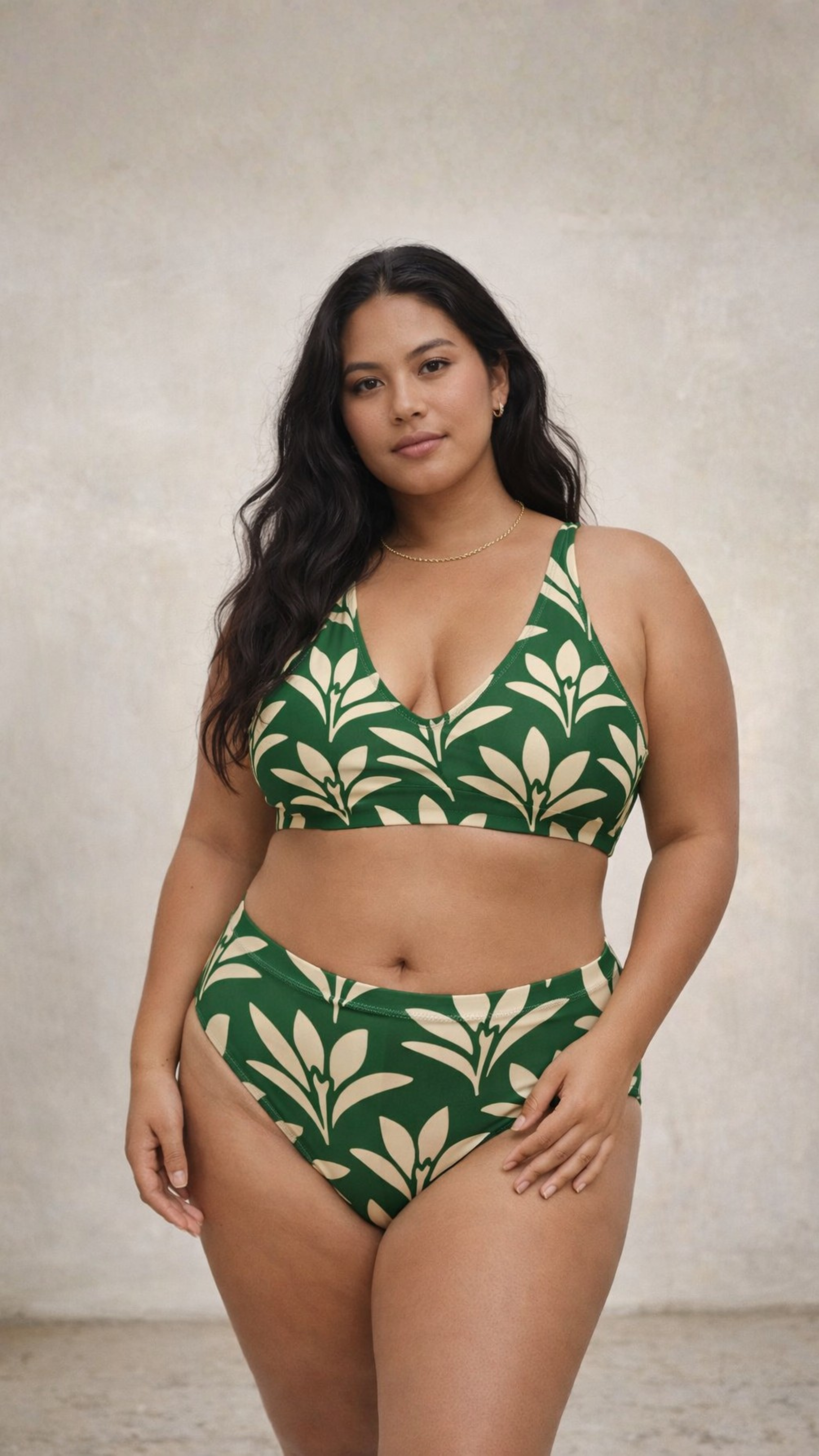 Bikini taille haute Green Apetahi