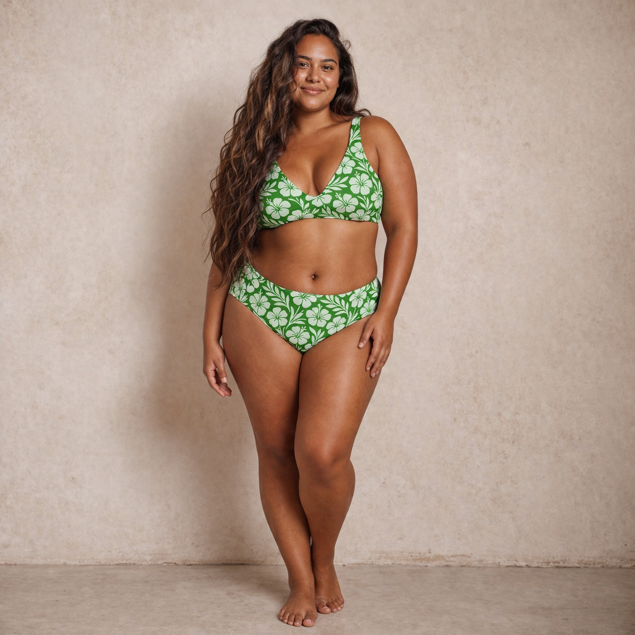 Bikini taille haute Moea - Green