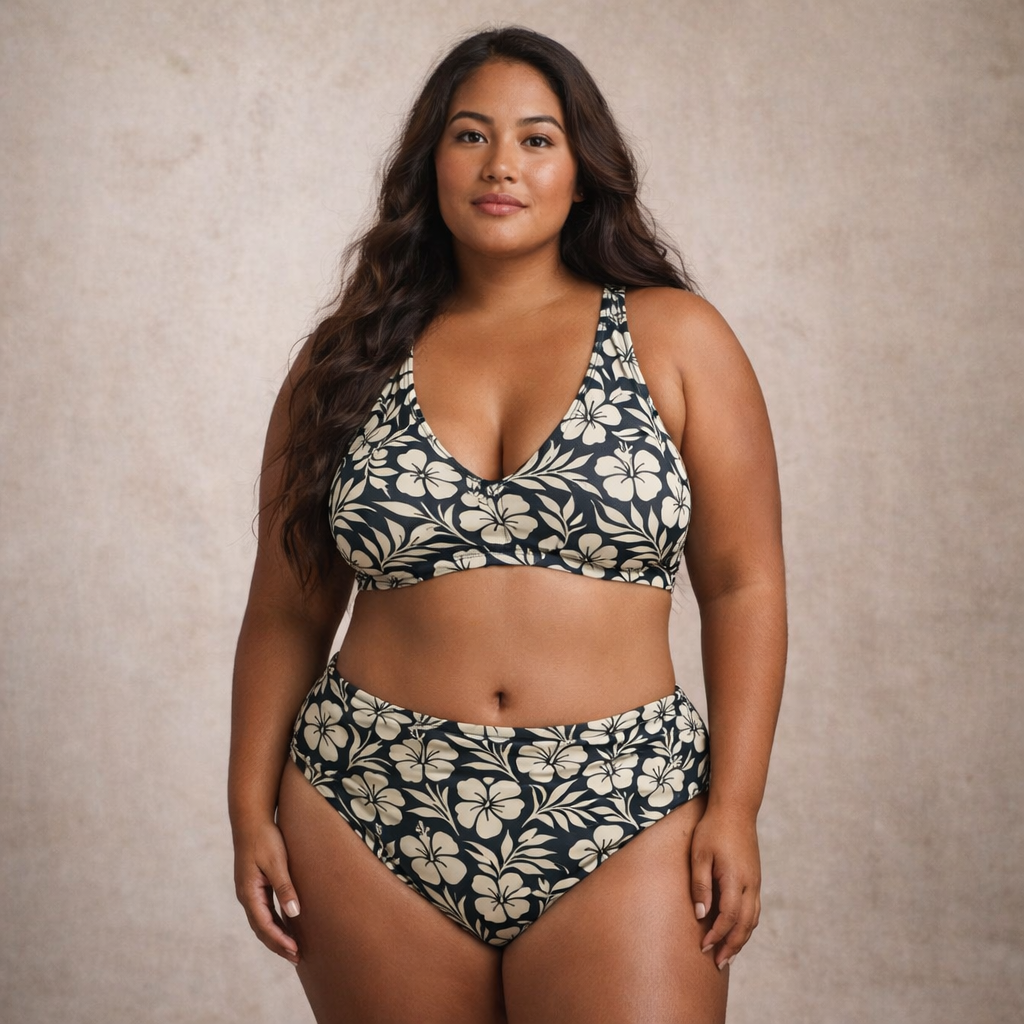 Bikini taille haute Moea - Black