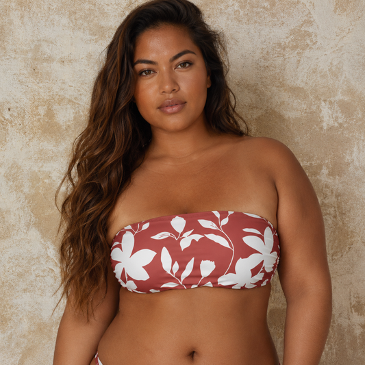 Strapless top Tetiaroa - Terracota
