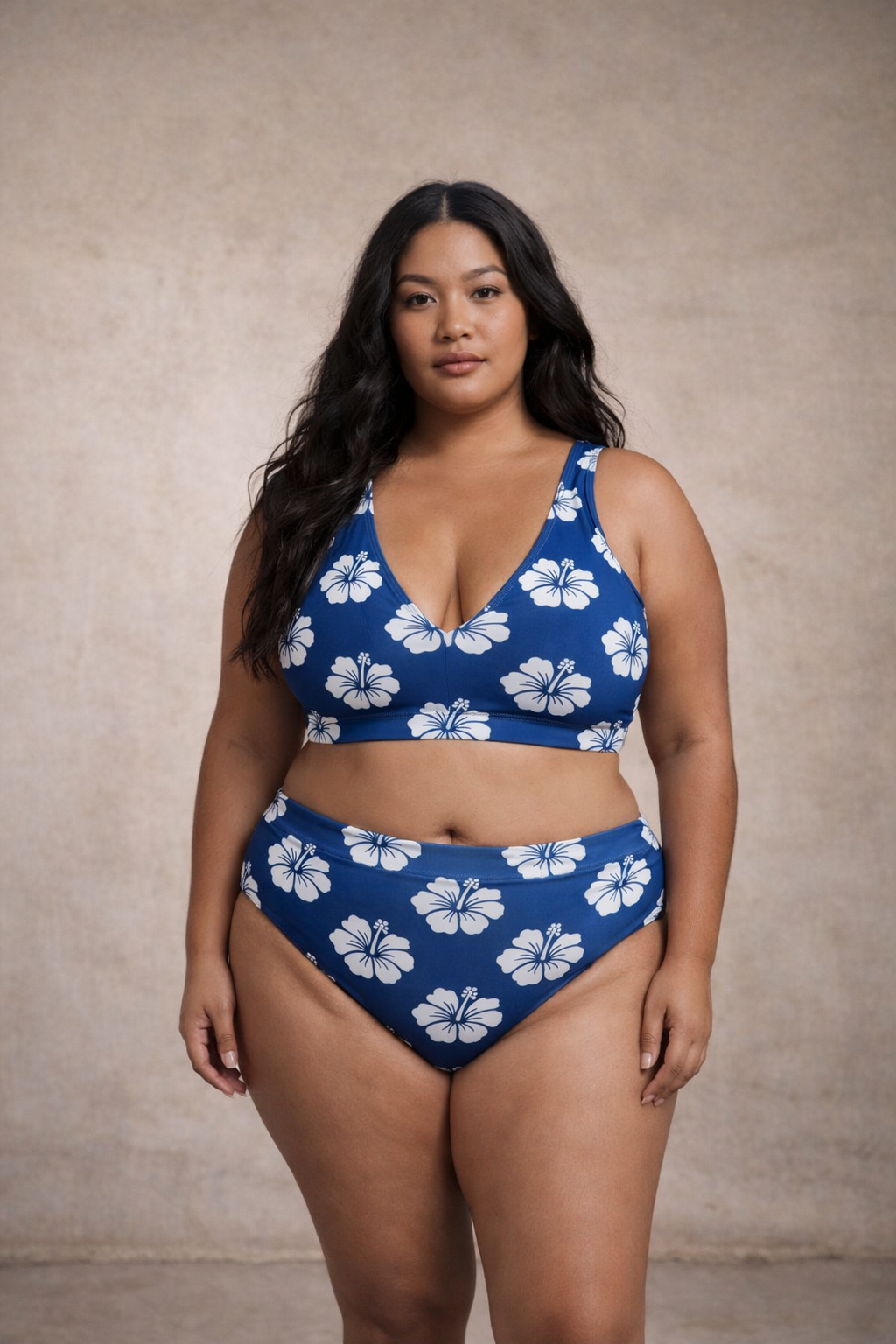 Bikini taille haute Aute - Blue